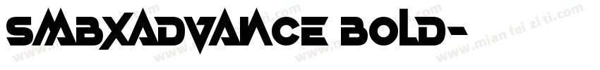 SMBxAdvance Bold字体转换